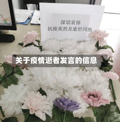 关于疫情逝者发言的信息-第2张图片