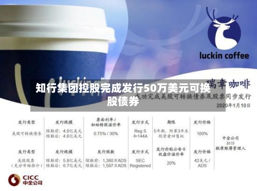 知行集团控股完成发行50万美元可换股债券