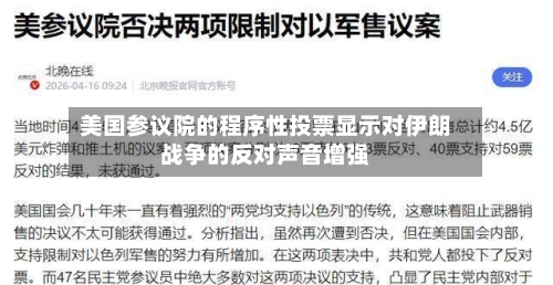 美国参议院的程序性投票显示对伊朗战争的反对声音增强-第2张图片