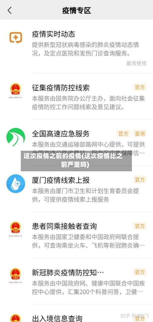 这次疫情之前的疫情(这次疫情比之前严重吗)-第3张图片