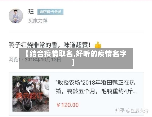 【结合疫情取名,好听的疫情名字】