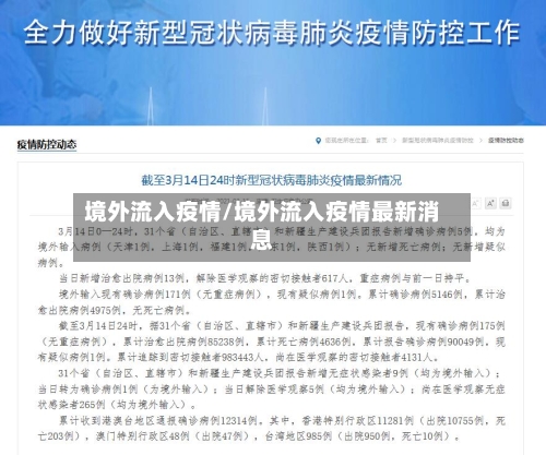 境外流入疫情/境外流入疫情最新消息-第2张图片