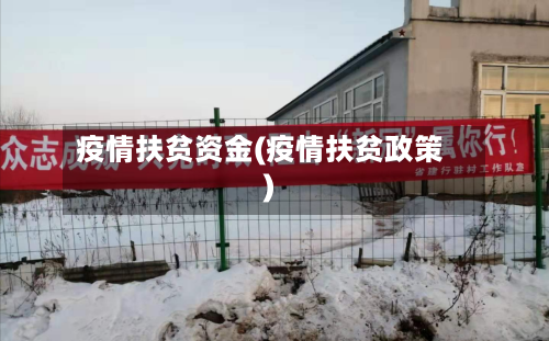 疫情扶贫资金(疫情扶贫政策)-第2张图片