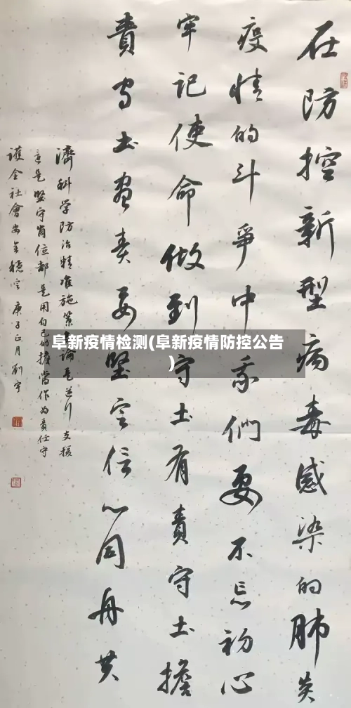 阜新疫情检测(阜新疫情防控公告)